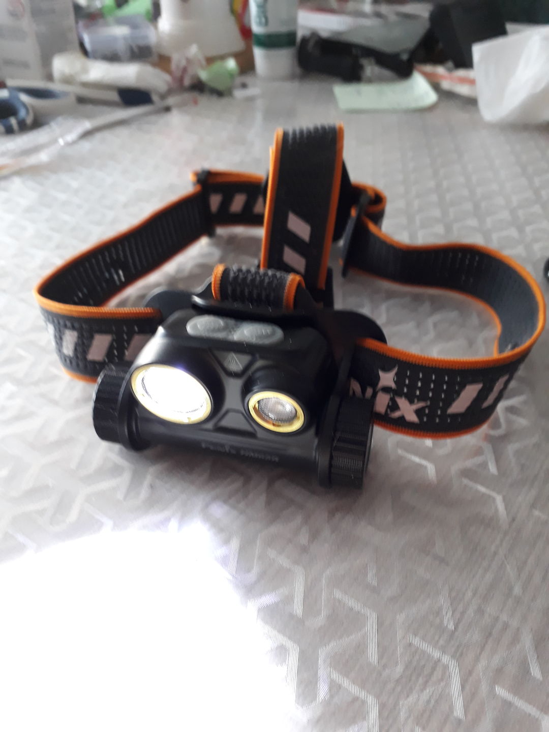 Customer photo review of Fenix HM65R Frontale - double faisceau - 1400 lumens - rechargeable
