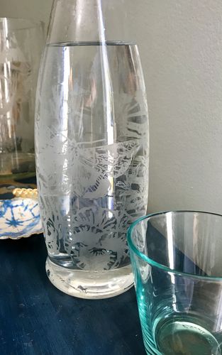 Customer photo review of Mesh Stencil - 2 pack - Butterflies and Grasshoppers - 4.25x11