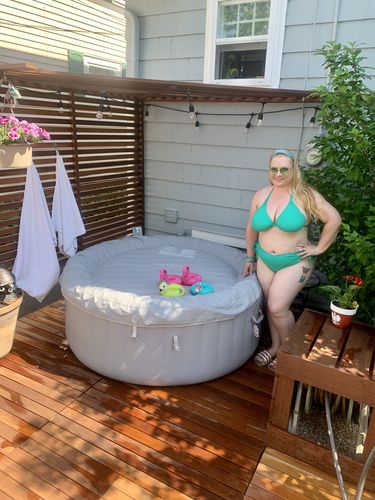 Customer photo review of Green Rib Side Tie Bottom