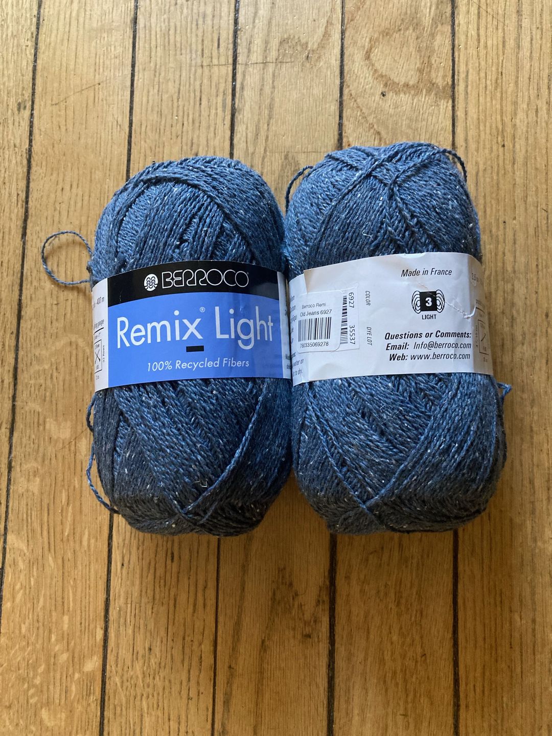 Customer photo review of Berroco Remix Light Acrylic Cotton Silk Linen Knitting Yarn