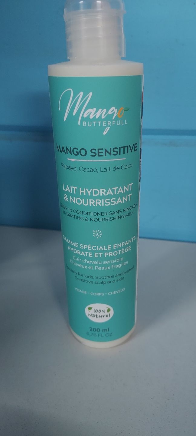 Customer photo review of Lait hydratant et nourrissant - SENSITIVE