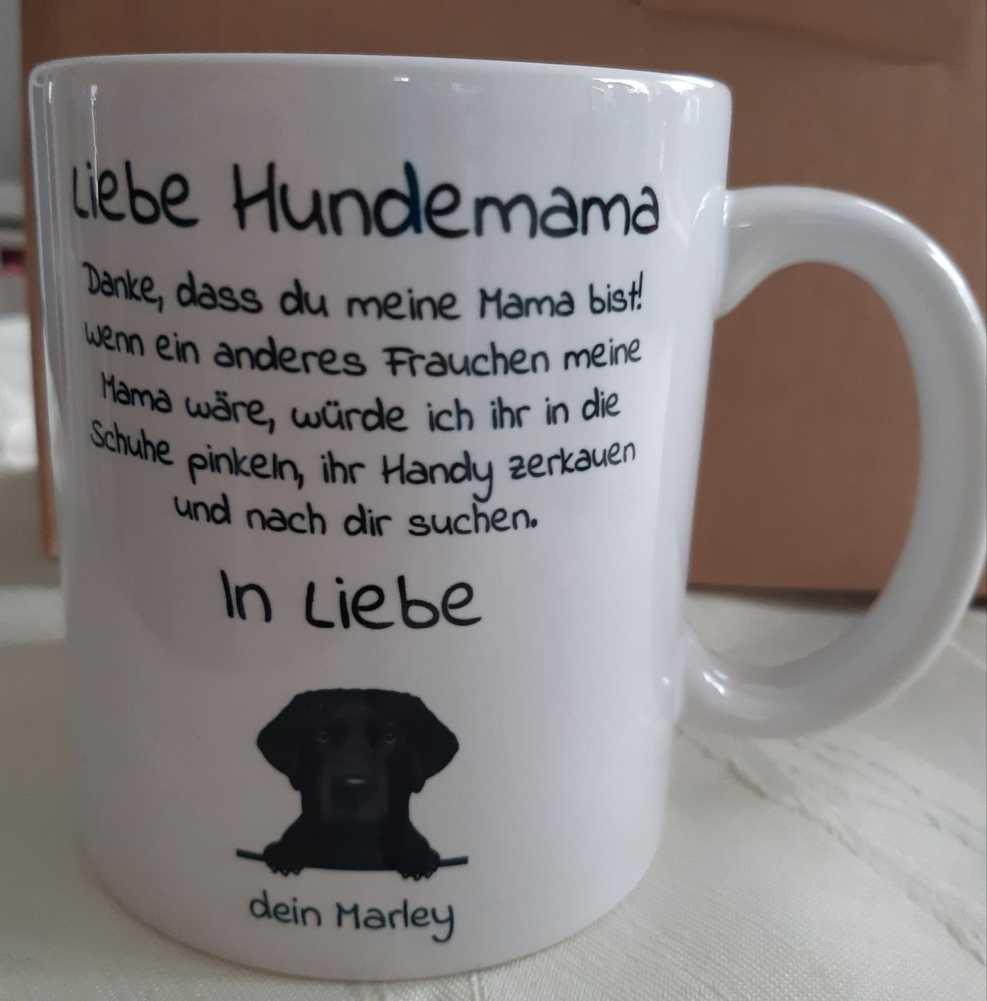 Customer photo review of Liebe Hundemama - Individuelle Tasse