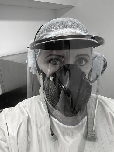 Customer photo review of Stealth P3 Dust & Particle Protective Respirator Face Mask