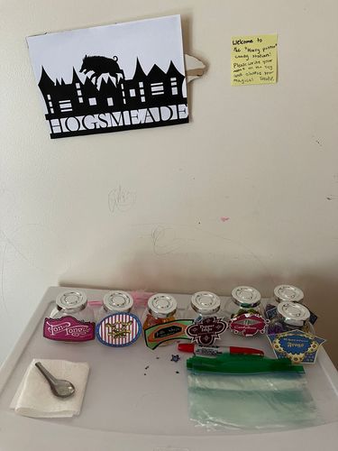 Customer photo review of Free Harry Potter Candy Labels