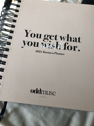 Customer photo review of You Get What You Work For 2021 Planner