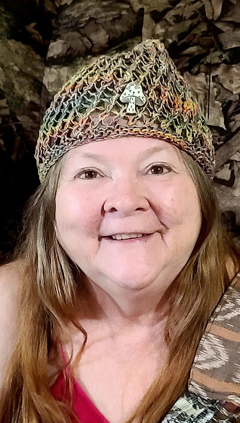 Customer photo review of Honeycomb Mushroom Hemp Hat
