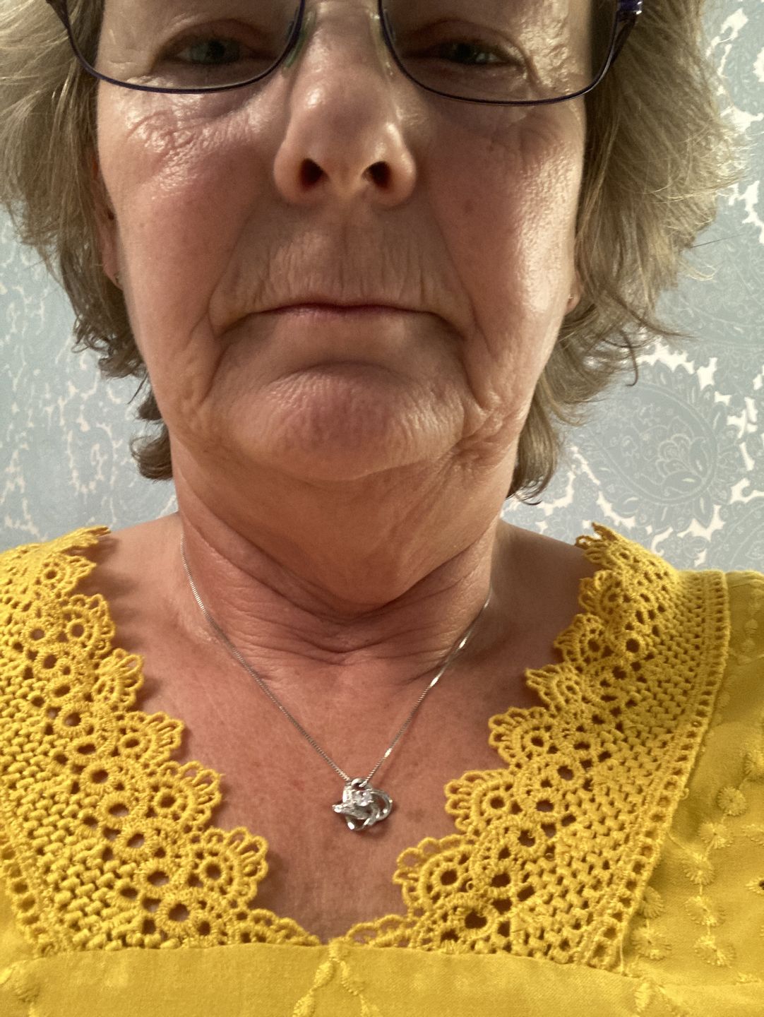 Customer photo review of "To my Wife" - Silver Love knot necklace