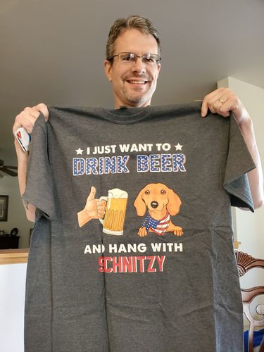 Customer photo review of Drink Beer - Personalized Custom Unisex T-shirt
