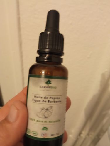 Customer photo review of Sarahbio - huile de pépins de figue de barbarie - 30 mL