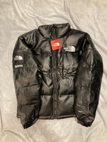 Customer photo review of Supreme x TNF Leather Jacket