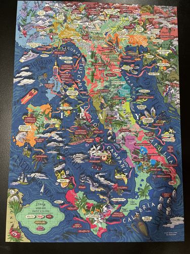 Customer photo review of Wine Puzzle - Italy