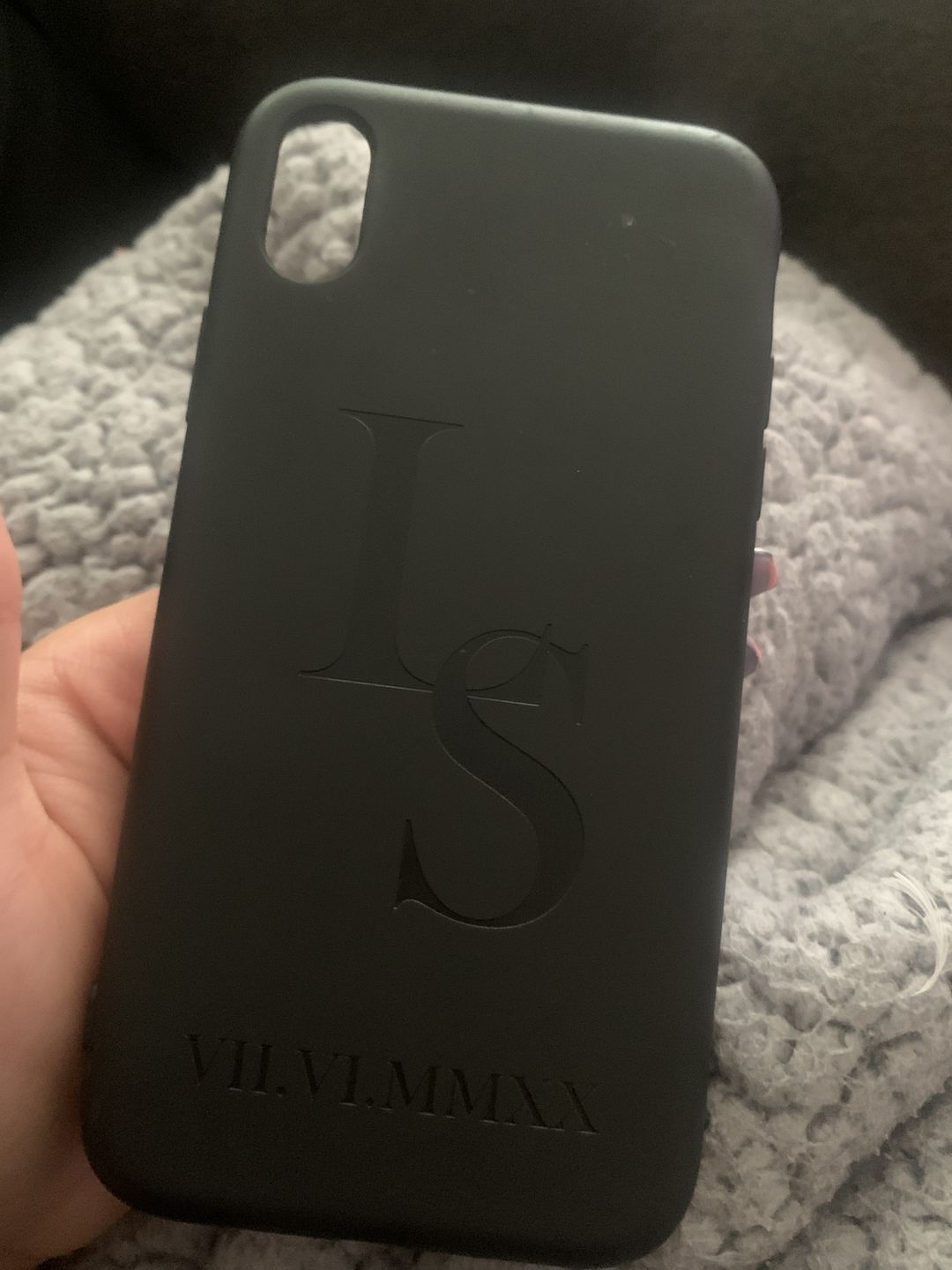 Customer photo review of ID Case - 2 Buchstaben, Datum (graviert)