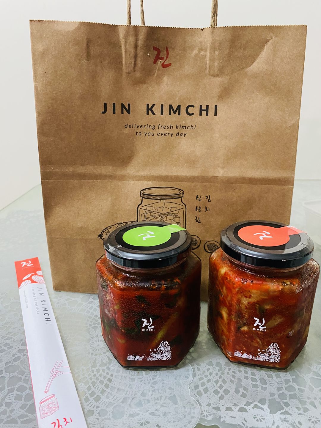 Customer photo review of JIN "Spring Onion" Kimchi