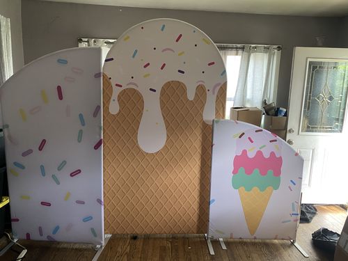 Customer photo review of Custom Arch Covers Custom Arch Walls Backdrop for Party Decoration