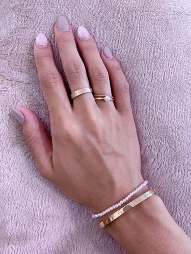 Customer photo review of Catherine mini pearl bracelet