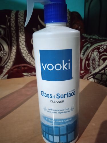 Customer photo review of GLASS CLEANER- Eco Friendly, Streak Free Shine