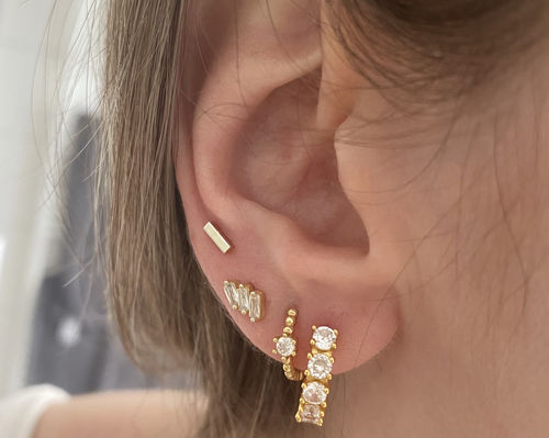 Customer photo review of Classy Ohrringe
