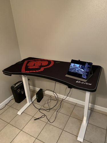 Customer photo review of Pewdiepie Rise Series Electric Sit-Stand Desk
