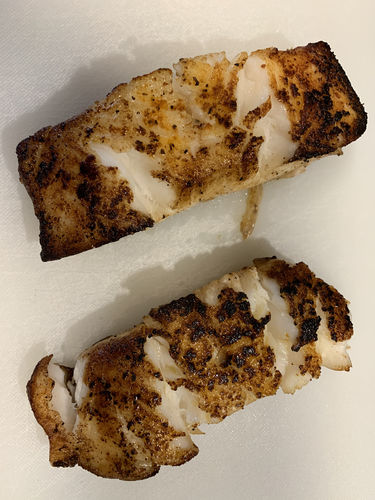 Customer photo review of Chilean Sea Bass, One 7oz Portion