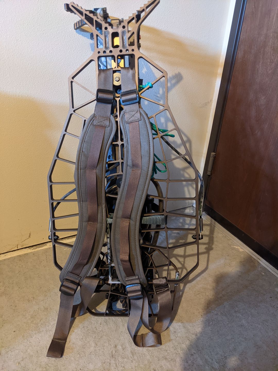 Customer photo review of Backpack Straps and Waist Support System