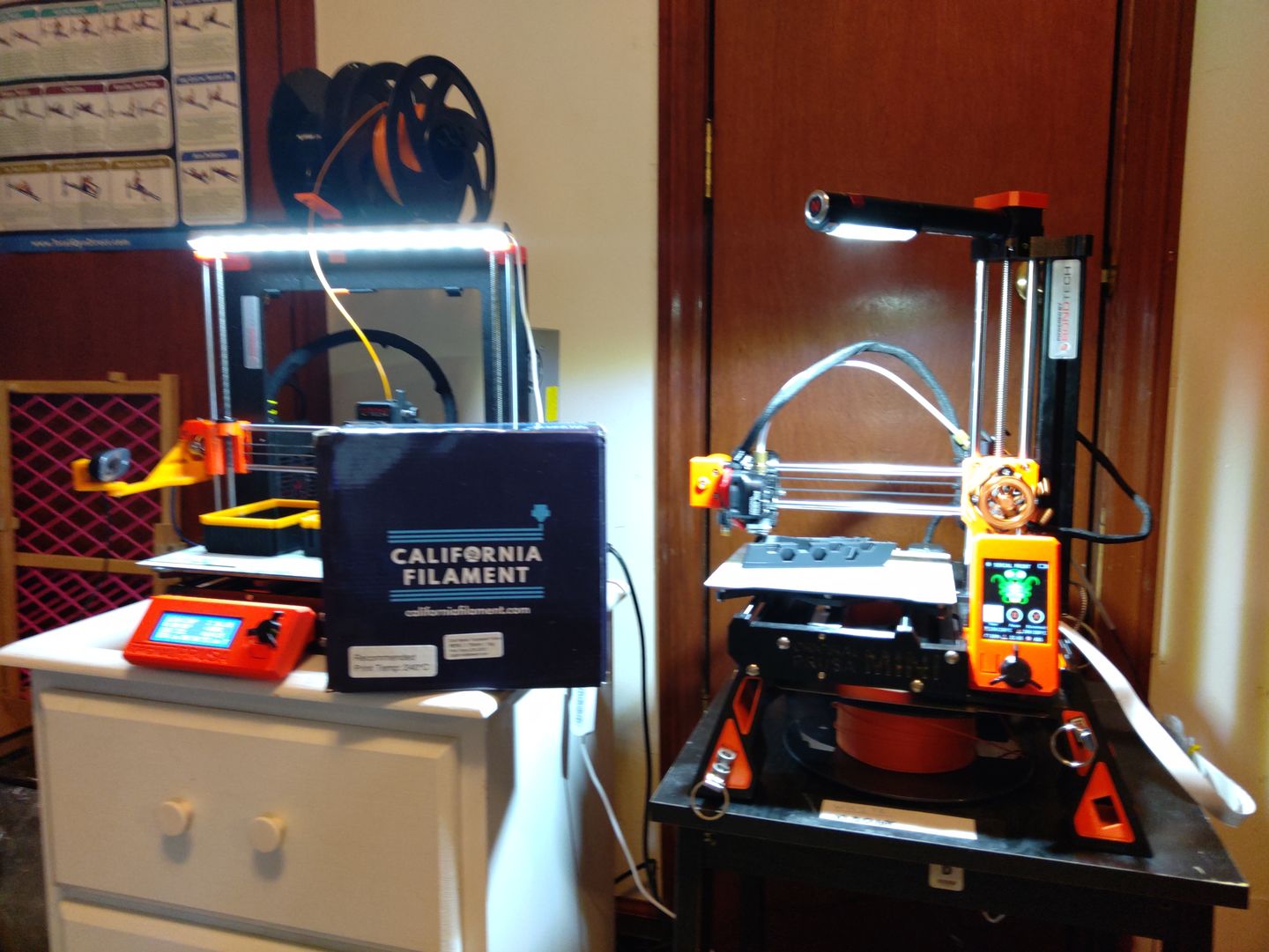 Customer photo review of Fluorescent Yellow PETG Filament 1.75mm