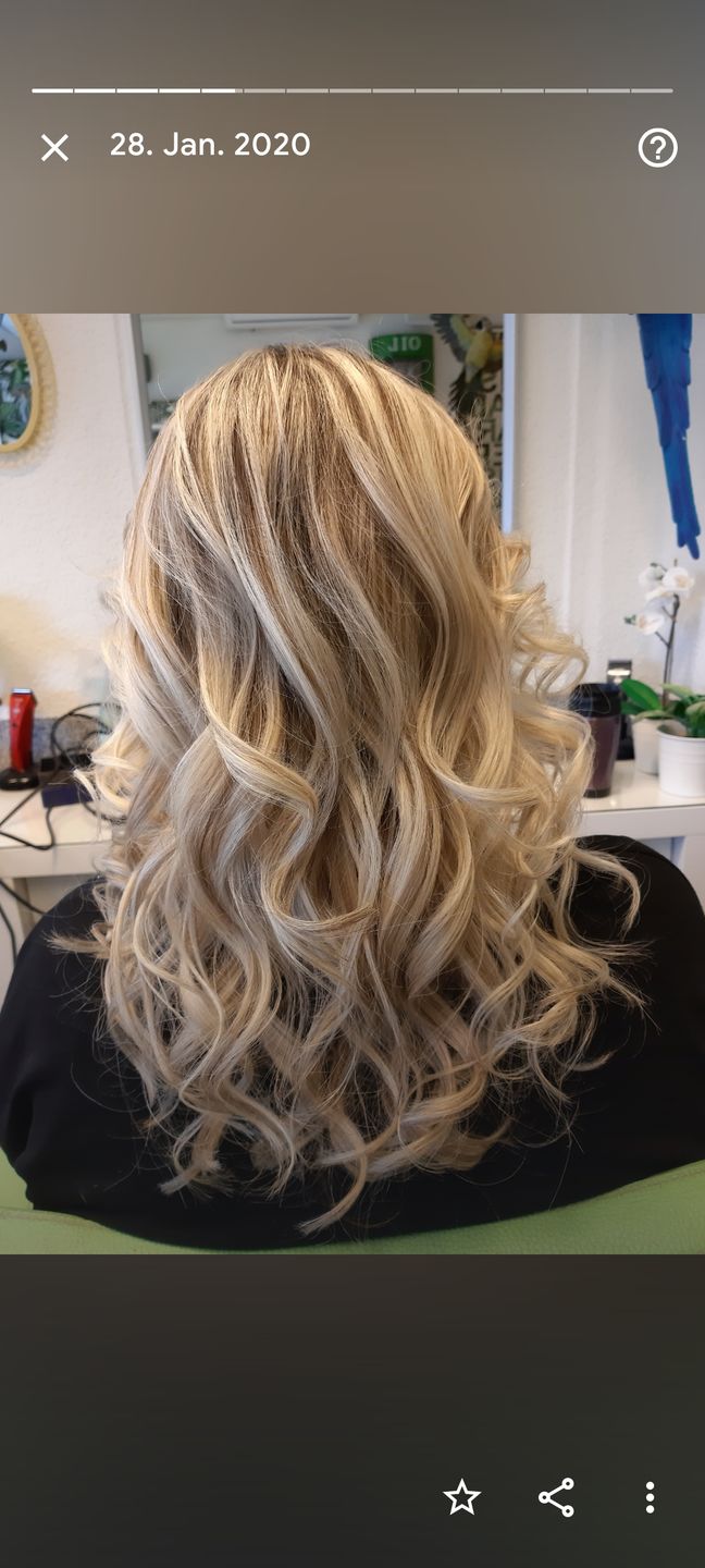 Customer photo review of Vellen Hair Highlighting Comb Set - 5 Sizes