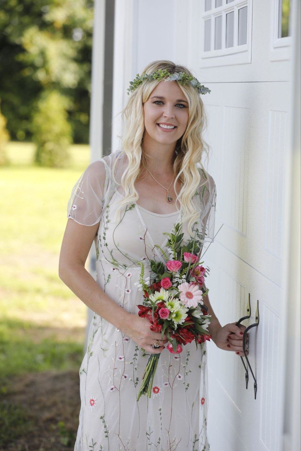 Customer photo review of Garden Lace Maxi Dress (Women)