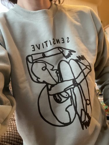 Customer photo review of Sensitive -- Sweatshirt