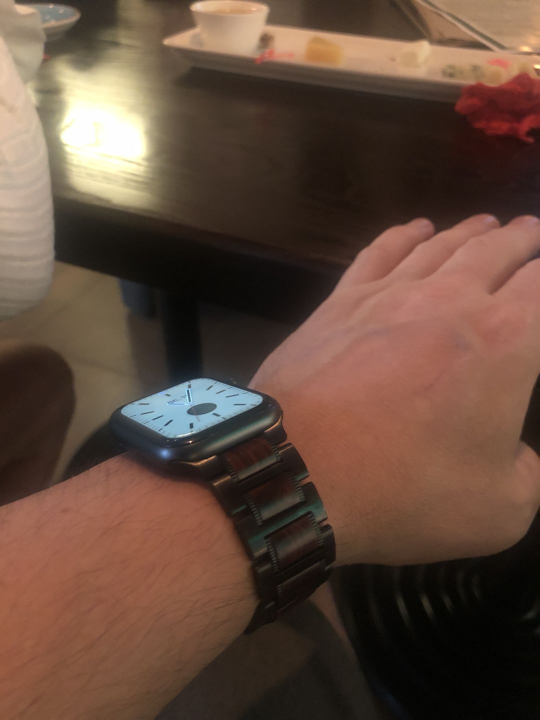 Customer photo review of Philos Wooden Stainless Band (2 Colours)