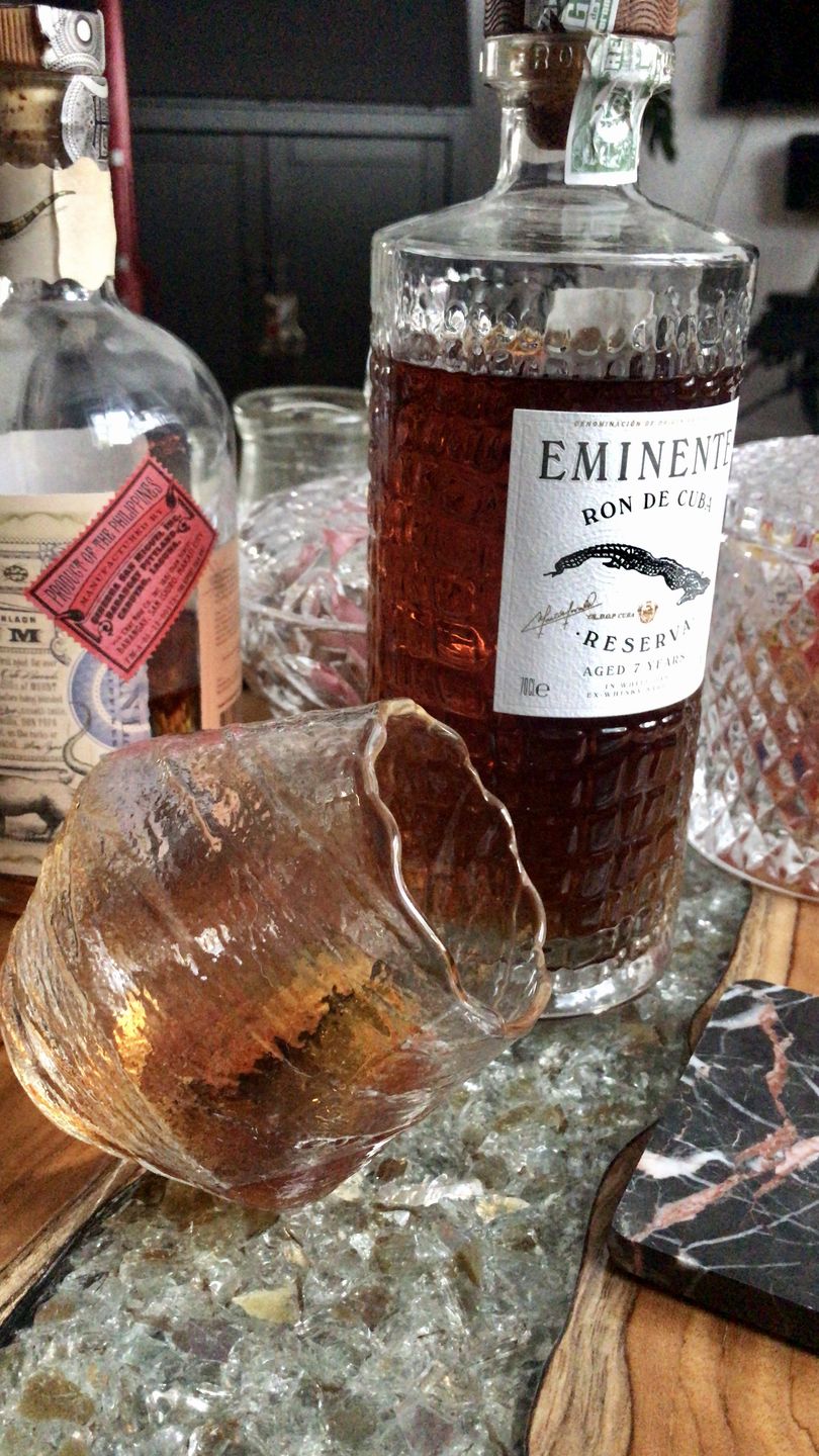 Customer photo review of Suisei - Handmade Japanese EDO Kiriko Whiskey Glass