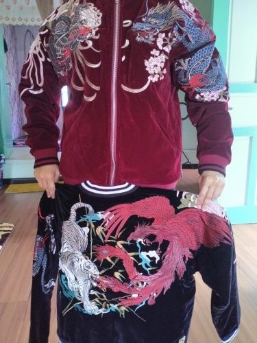 Customer photo review of Veste Dragon<br> Streetwear Chic