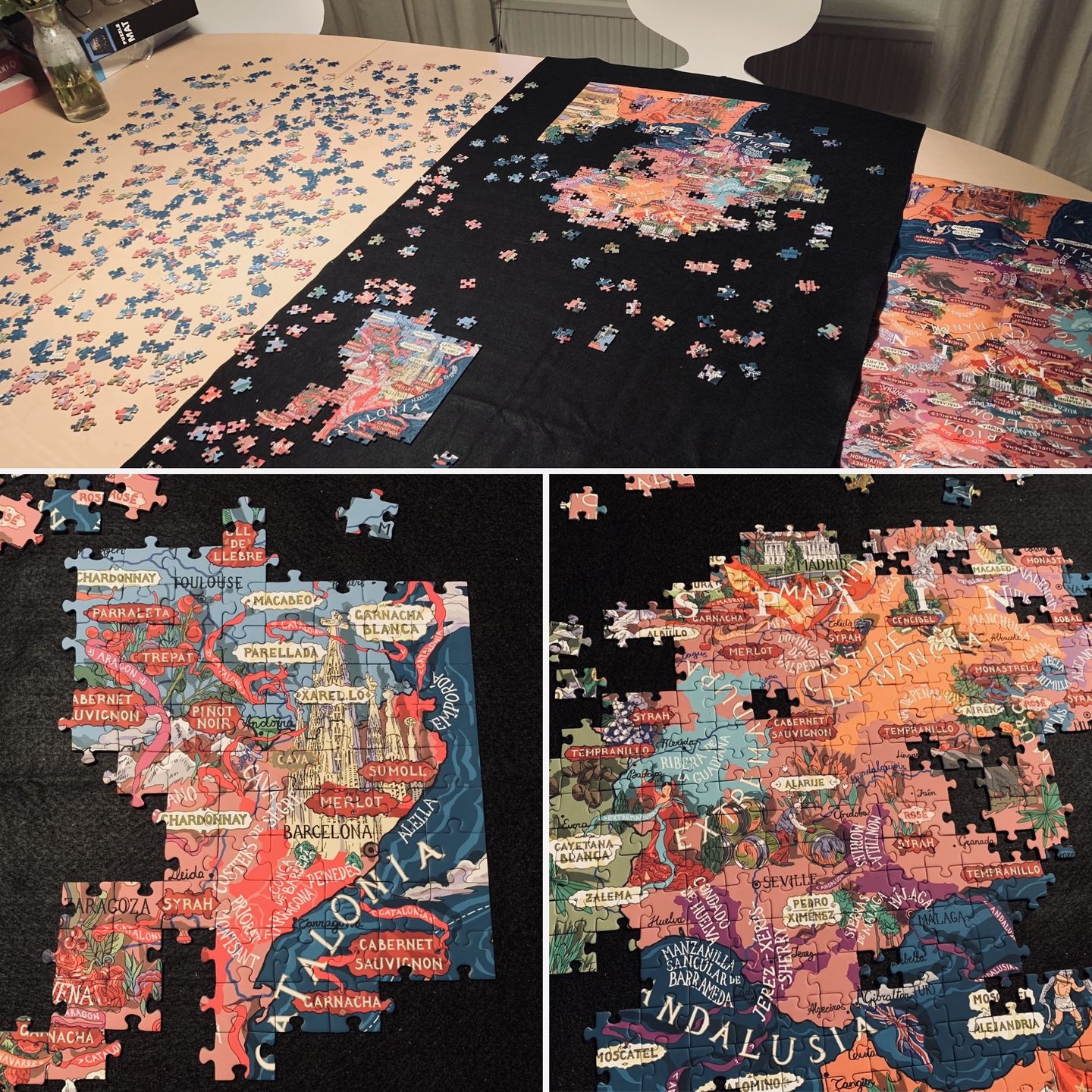 Customer photo review of Wine Puzzle - Spain