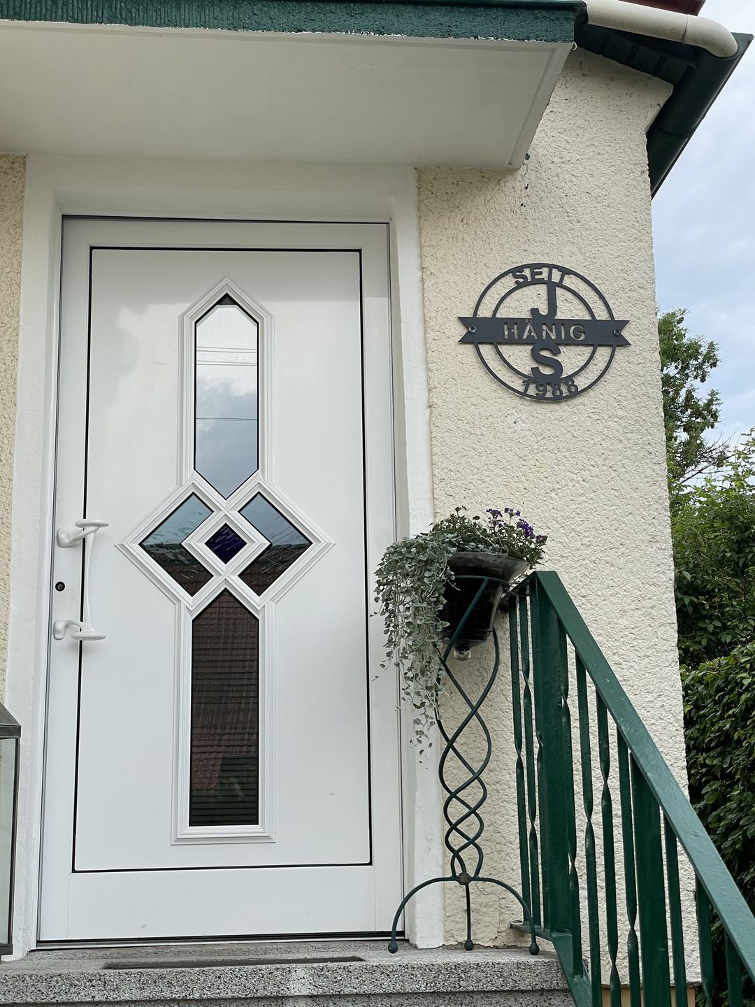 Customer photo review of Rund-Monogramm "Supreme " aus edlem Stahl Initialen (personalisierbar)