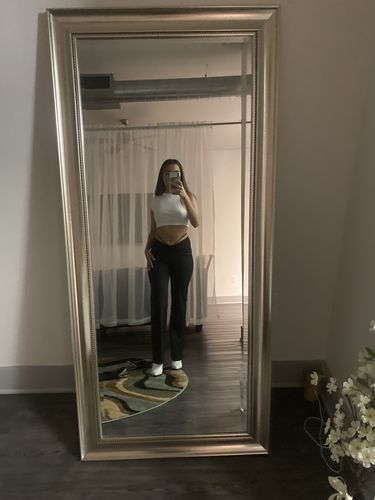 Customer photo review of Drawstring ruched halter pant set