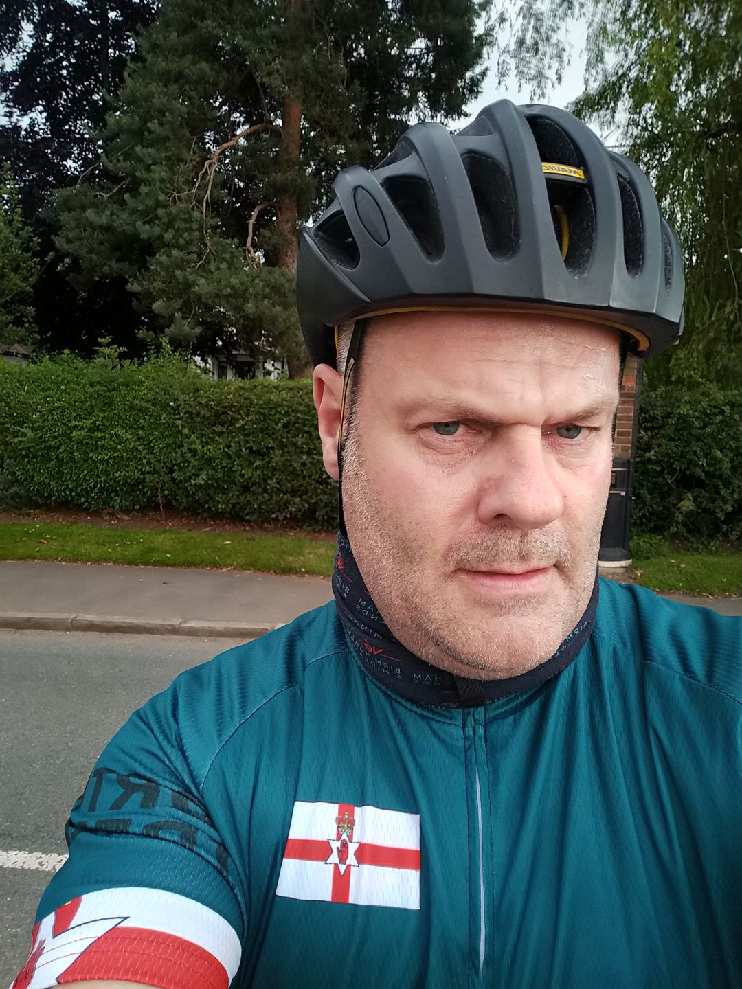 Customer photo review of Northern Ireland Cycling Jersey