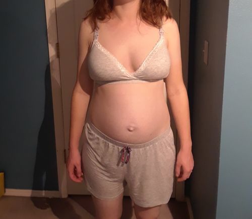 Customer photo review of 2-in-1 Nursing & Maternity Bra
