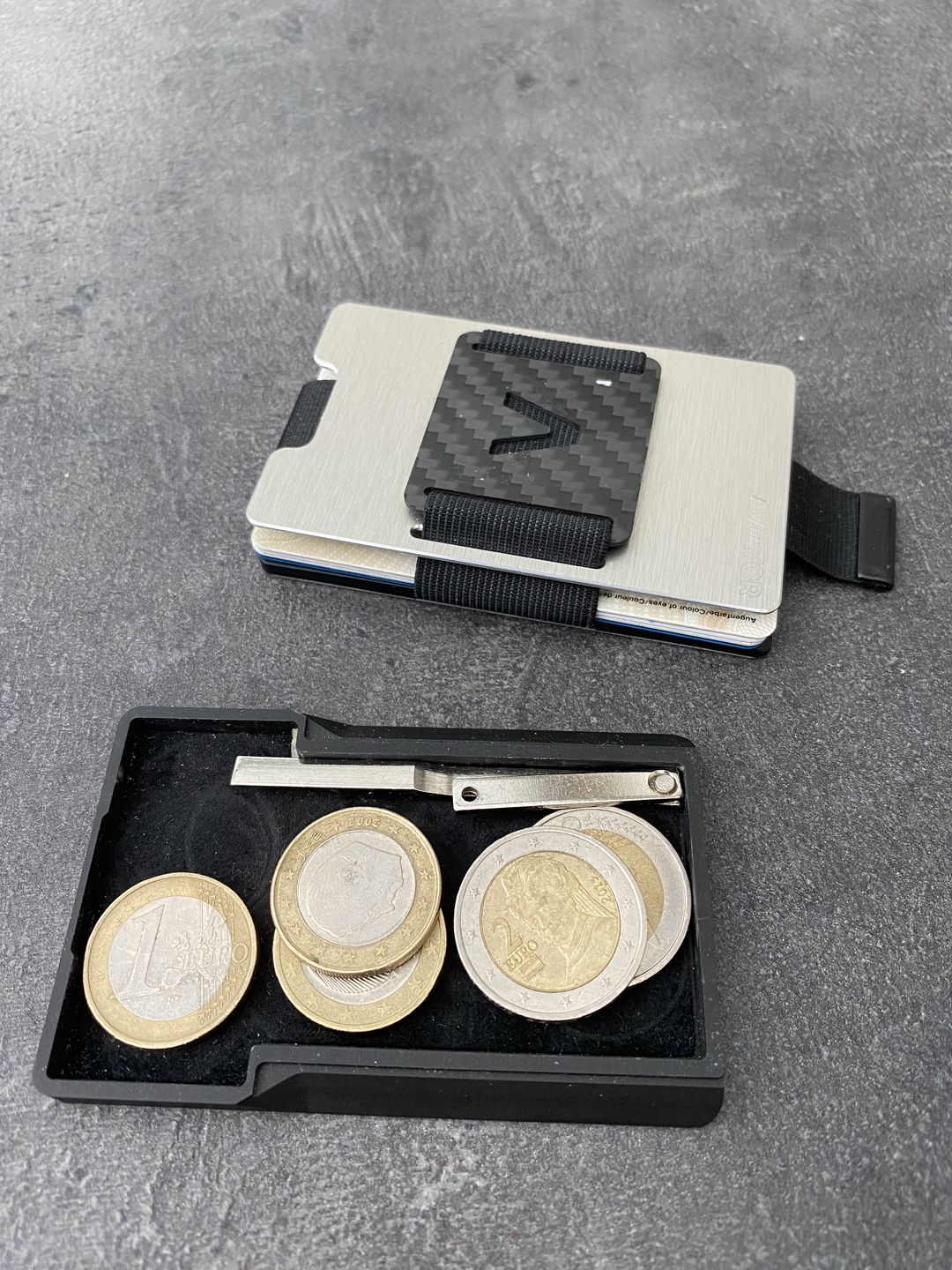 Customer photo review of Coin Compartments
