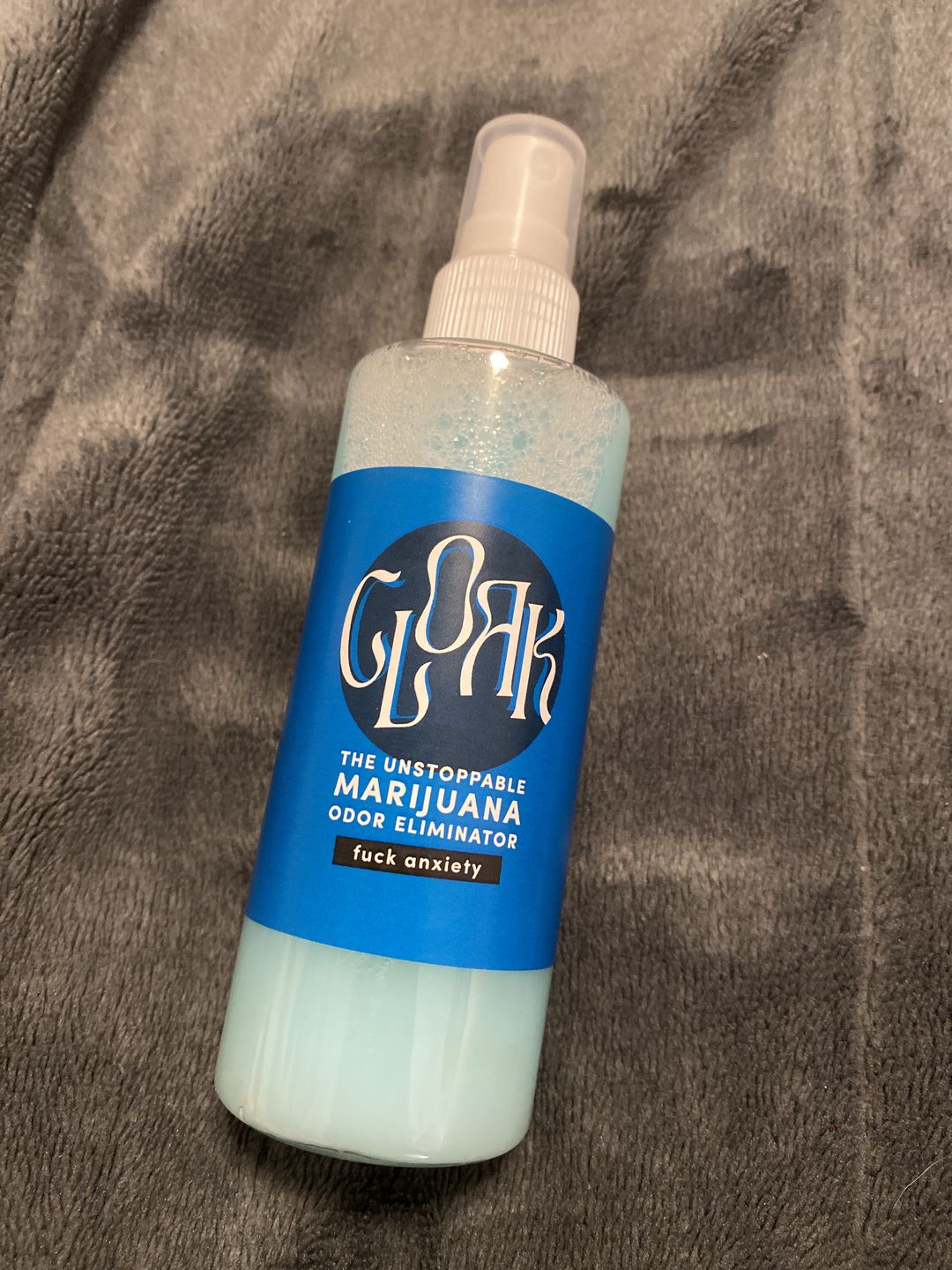 Customer photo review of Fuck Anxiety Cloak Spray