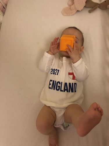 Customer photo review of Personalised England Euro 2021 Matching T-Shirt