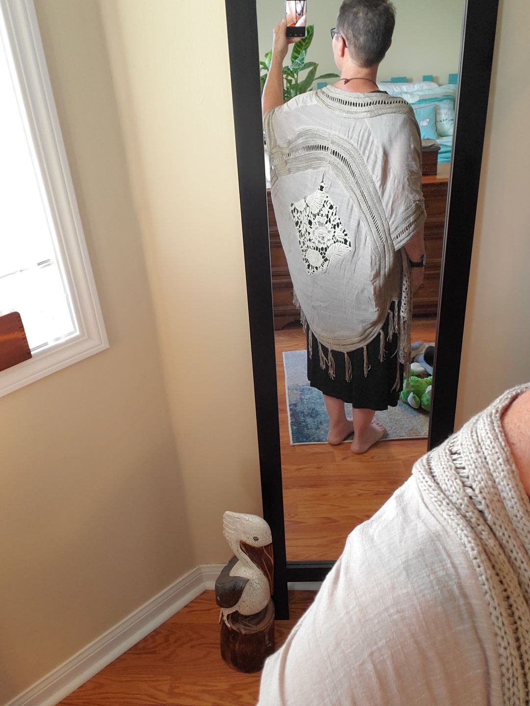 Customer photo review of My Cozy Crochet Cardigan (Mocha)
