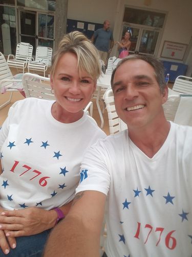 Customer photo review of 4th of July Special | 1776 Stars Tee
