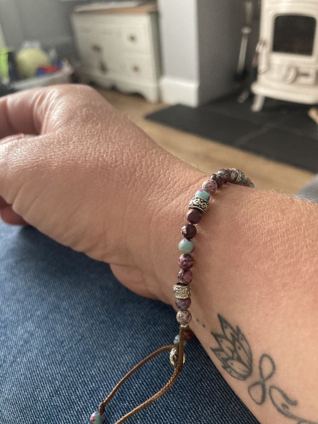 Customer photo review of Tibetan Energy Bracelet