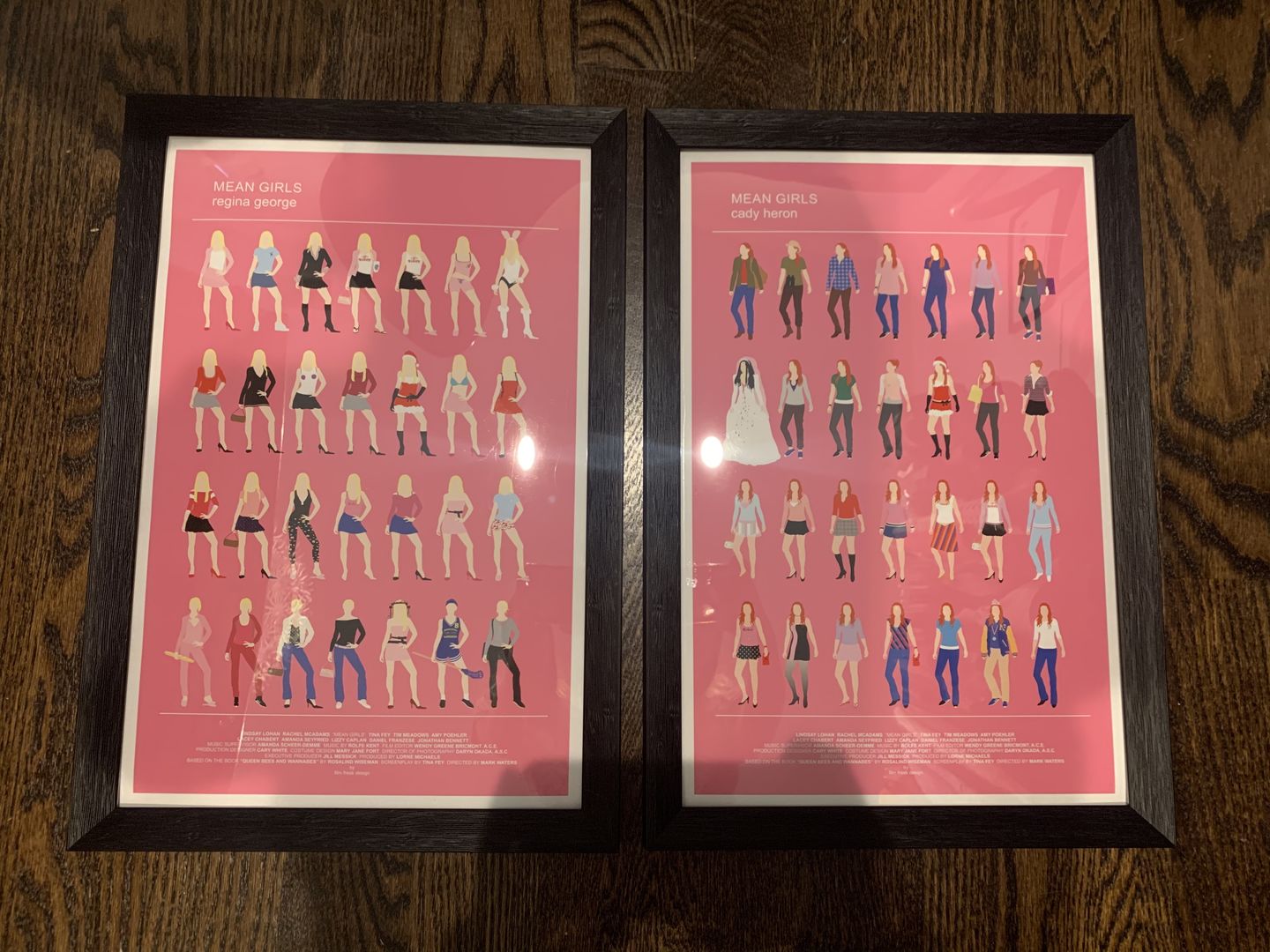 Customer photo review of Mean Girls set of 2 posters - Regina George and Cady Heron