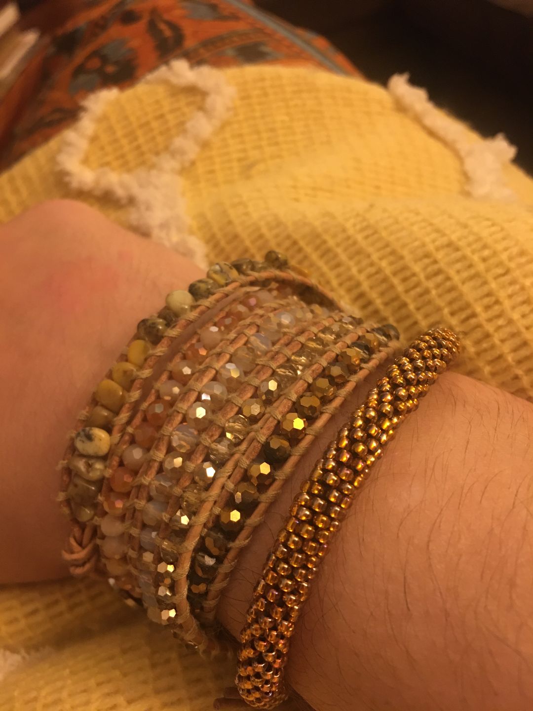 Customer photo review of Gleaming Ochre Solid