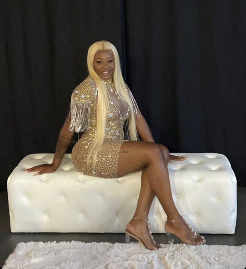 Customer photo review of Libra Diamante Gold Tassel Dress(Ready To Ship)