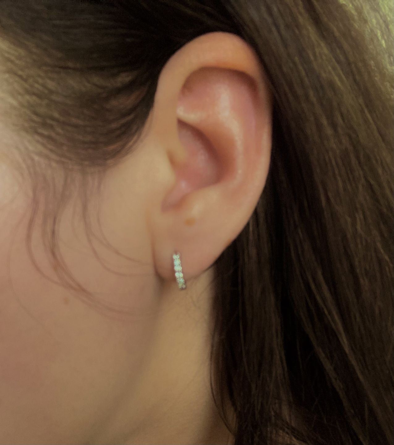 Customer photo review of ARGOLLAS POLAR BAÑADAS EN ORO BLANCO
