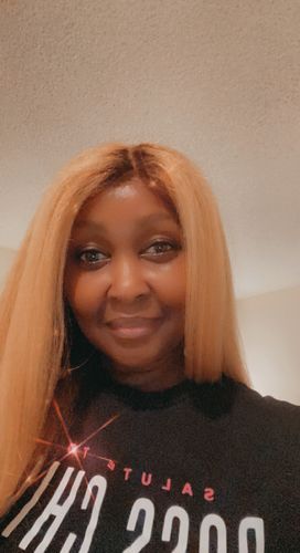Customer photo review of [Brooklyn Hair] 11A Kinky Straight Bundle