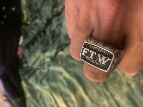 Customer photo review of F THE WORLD RING