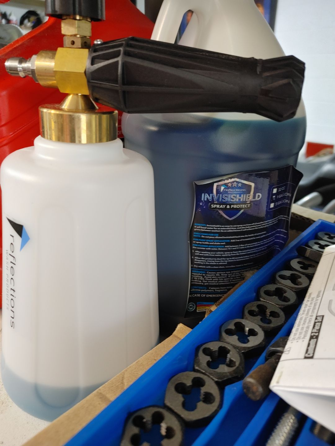 Customer photo review of Pressure Washer Foam Cannon - Wide Based