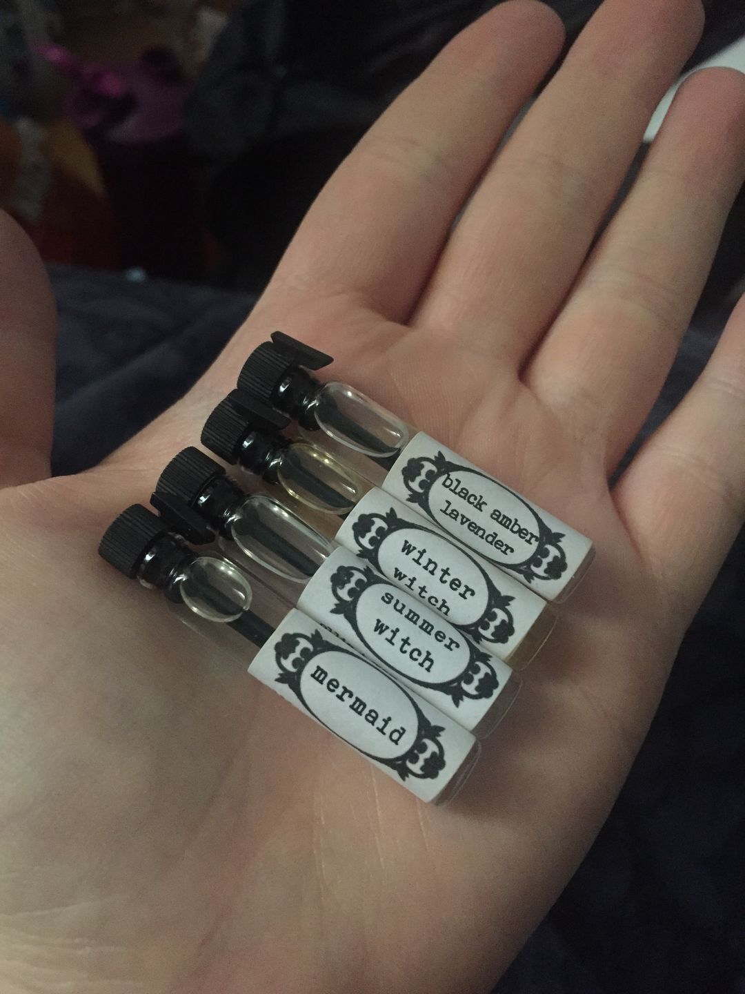 Customer photo review of Perfume Oil - Sample Set